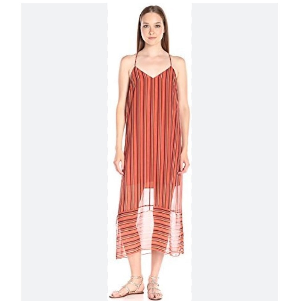 🎉BCBGeneration Multi Color Stripe Cami Dress XS NWOT